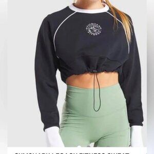 Gymshark legacy fitnesss crewneck casual athletic yoga cropped